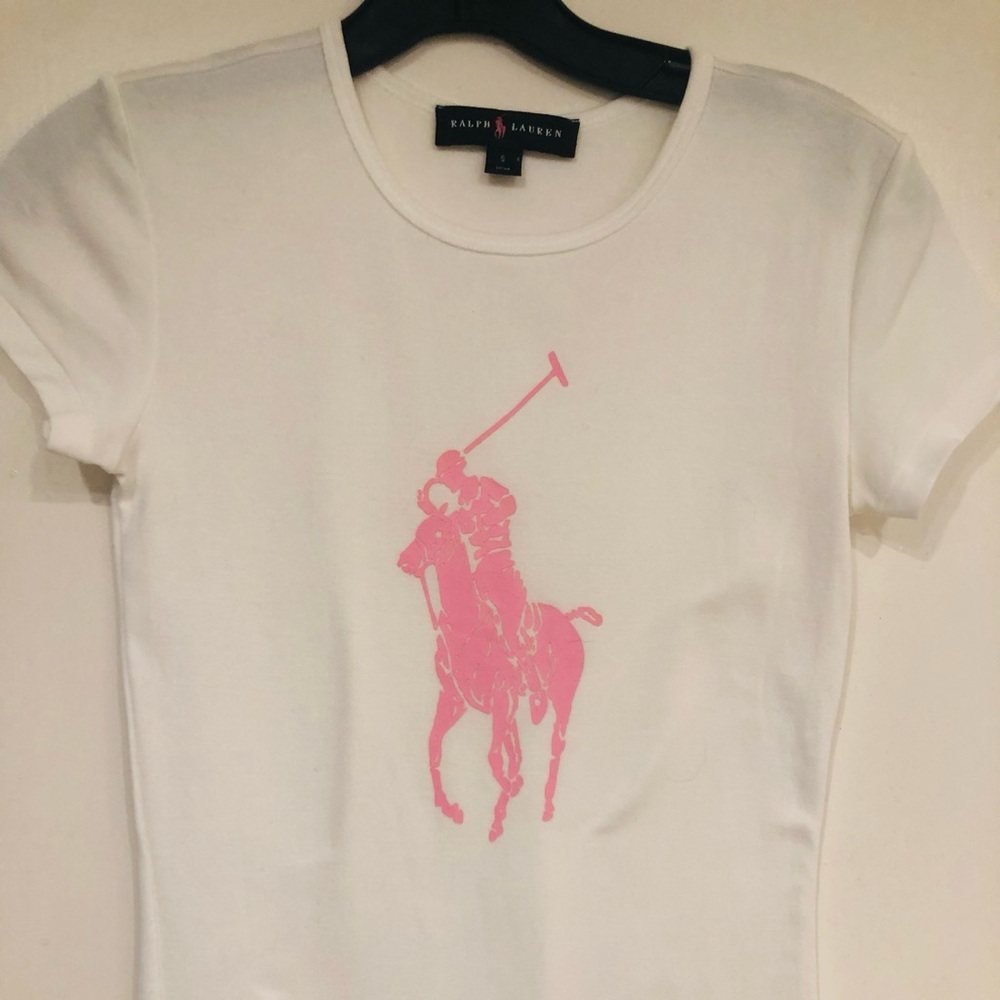 NWOT Polo Ralph Lauren Pink Pony Tee